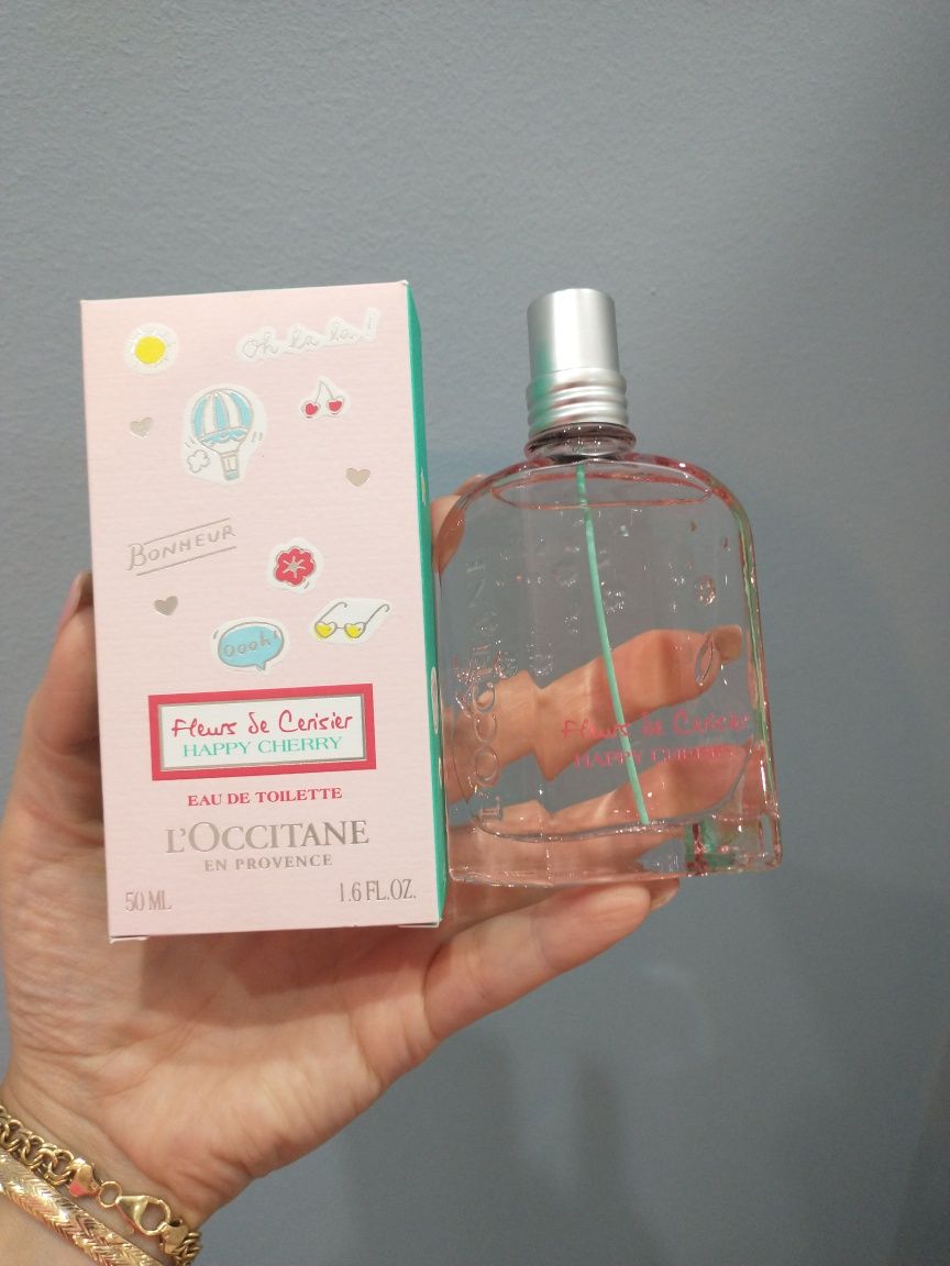 Nowe perfumy L'occitane fleurs de cerisier 50 ml happy cherry