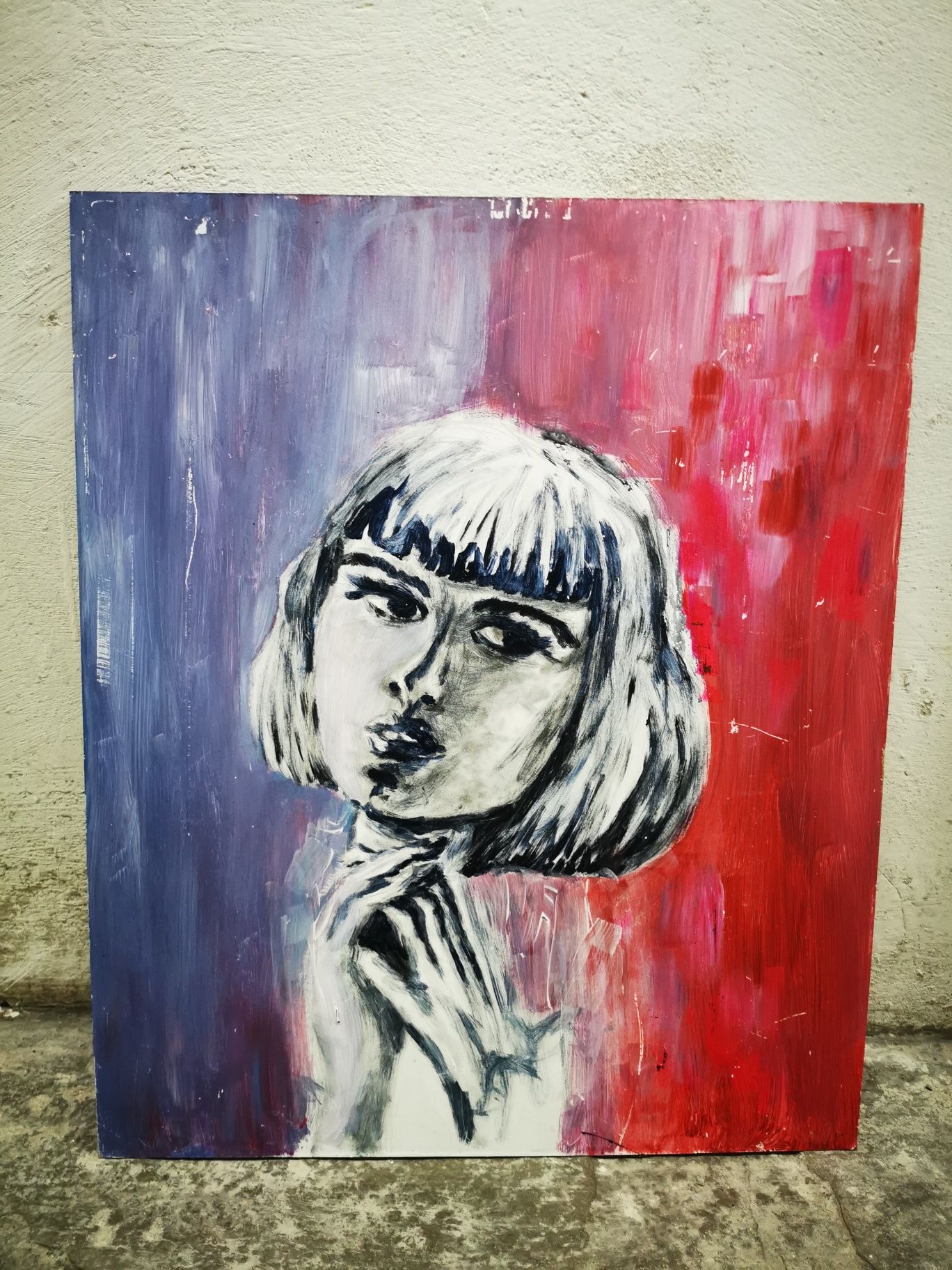 Obraz portret podkład płyta 58 x 70 cm