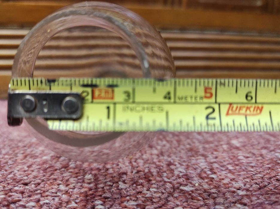 Klosz lampy naftowej 18 cm. Kominek Wiener do lampki