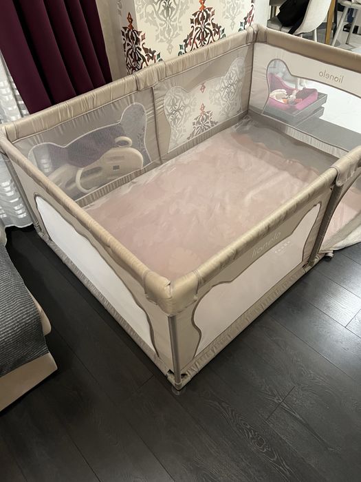 Манеж Lionelo Willow, бежевий, розмір L