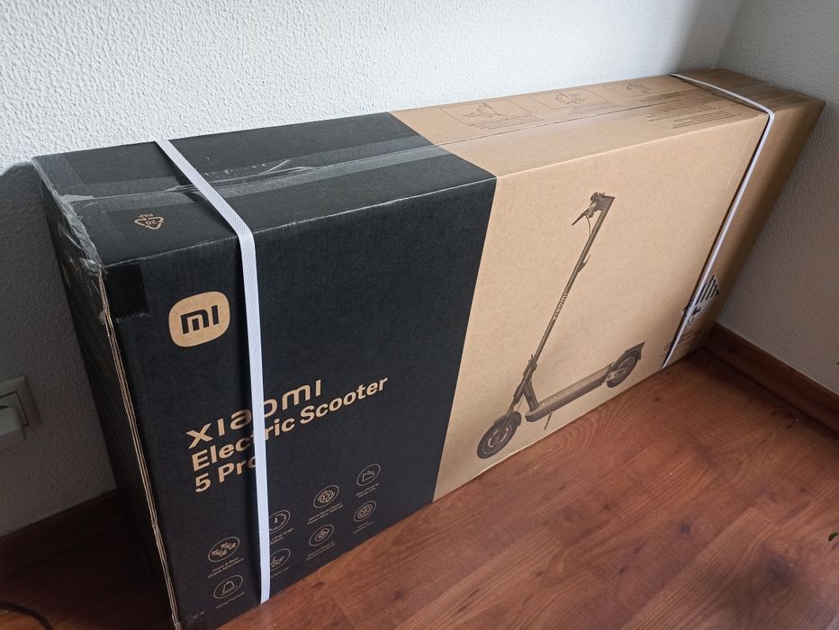 Trotinete Xiaomi Electric Scooter 5 Pro Nova na Caixa