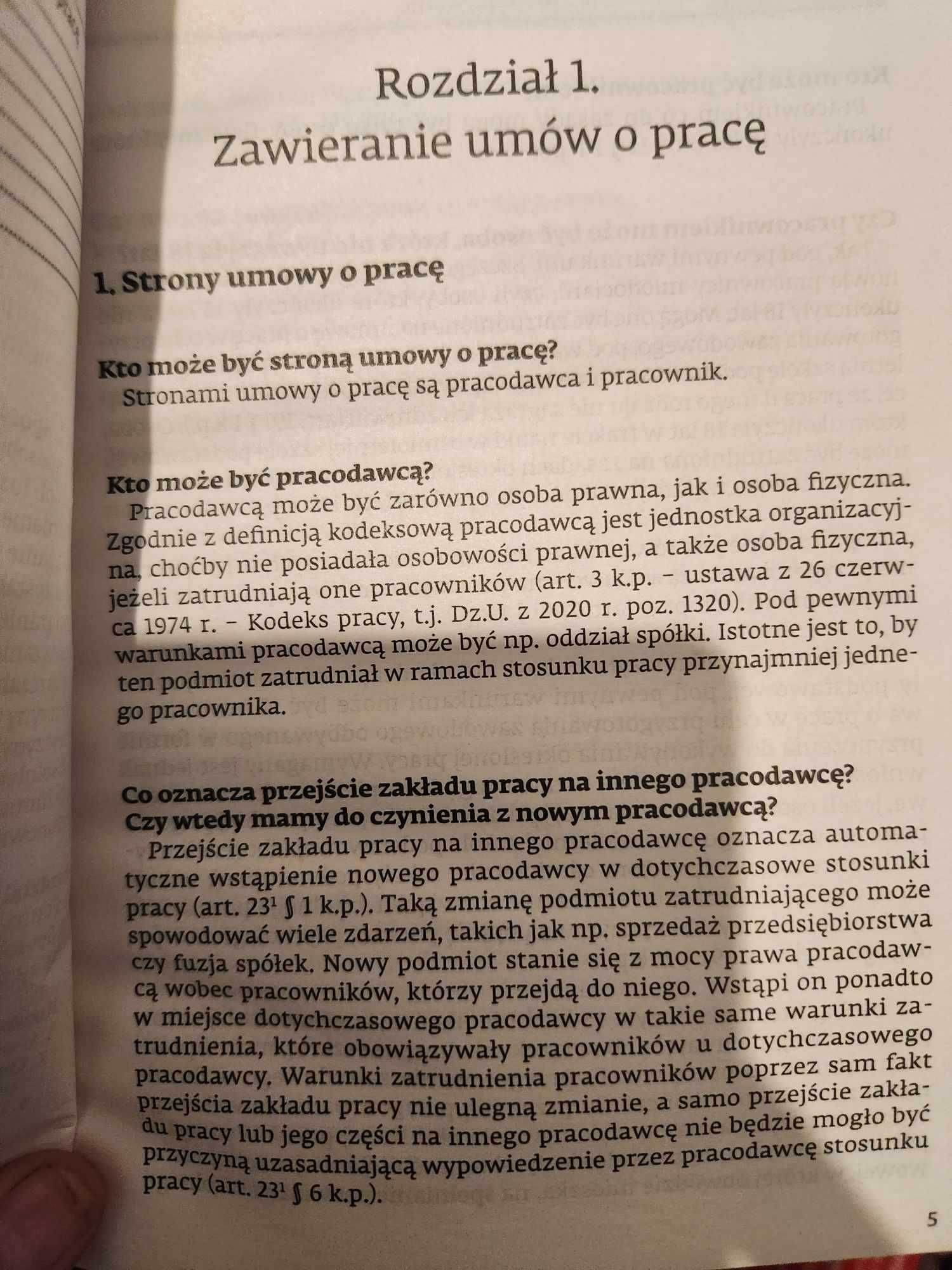 Umowy o pracę – zawieranie i rozwiązywanie 2021