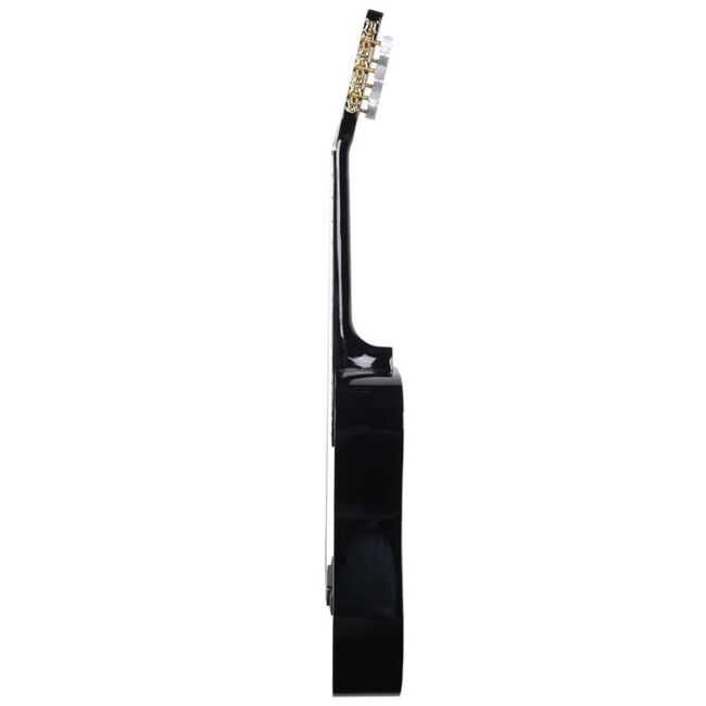 NN BD 36 gitara klasyczna do nauki 3/4 CZARNA + 3 kostki gratis