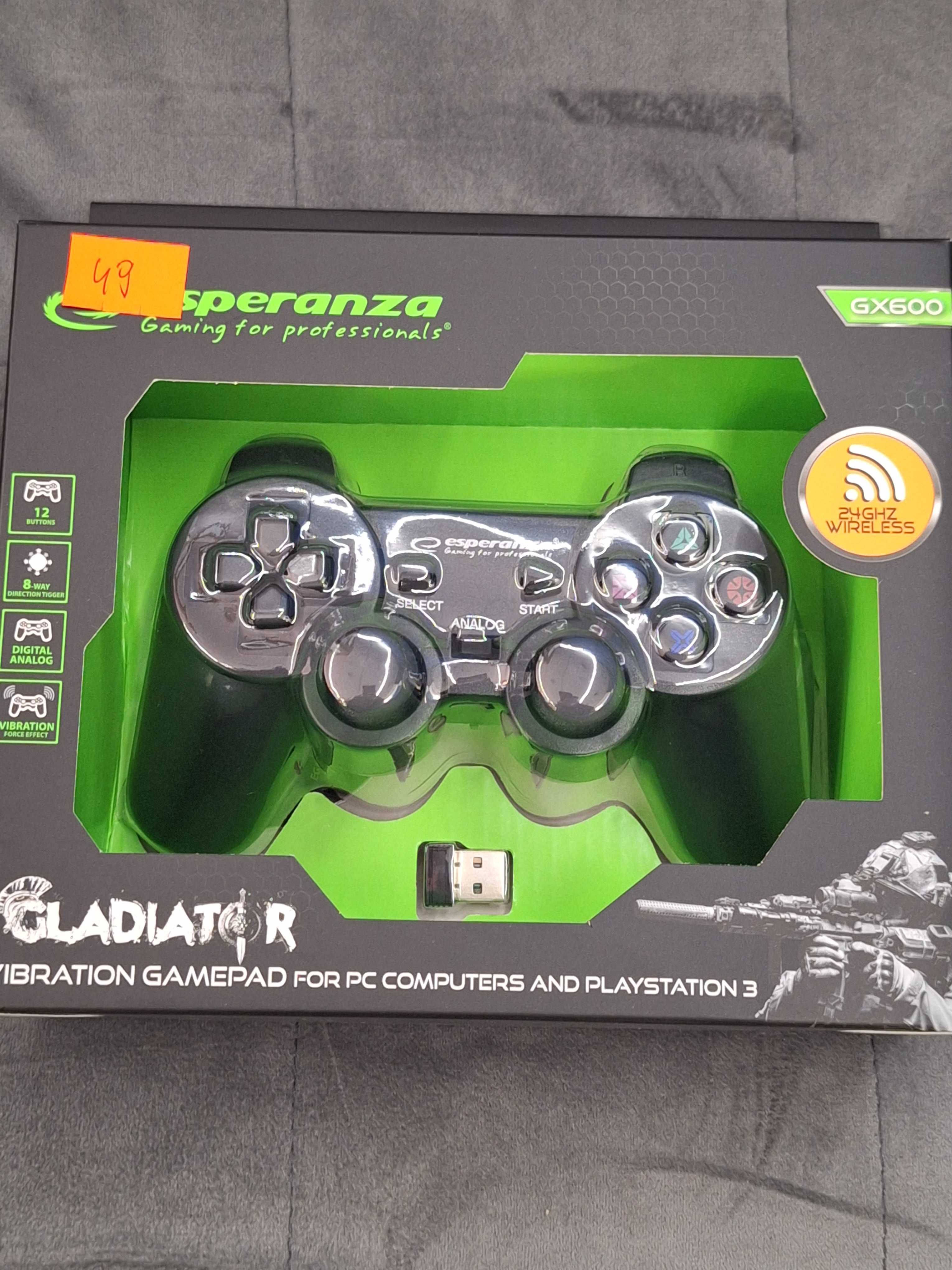 Pad Esperanza Gladiator PS3, NOWY, Centrum Grania