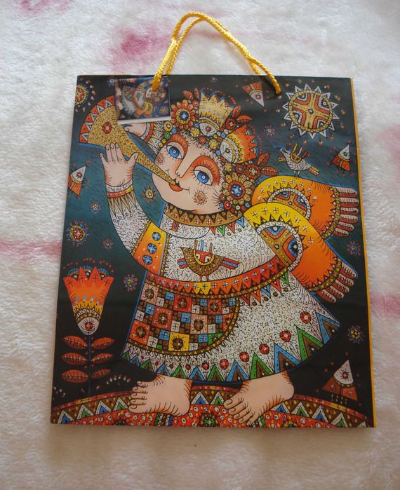 Подарочный пакет Ангел с трубой