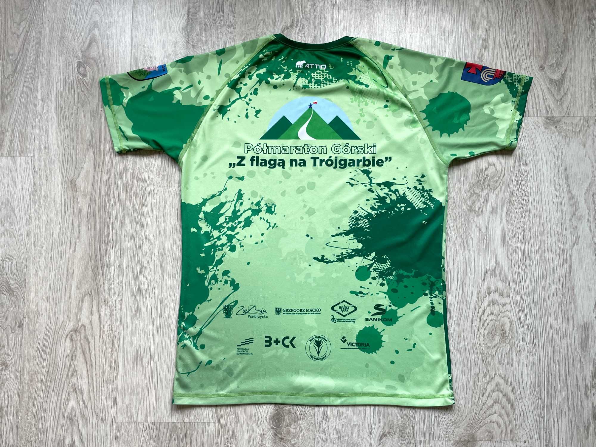 Koszulka do biegania Attiq Półmaraton Górski z Flagą na Trójgarbie XL