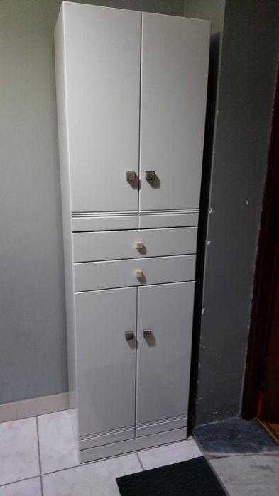 Móvel de WC  em lacado branco