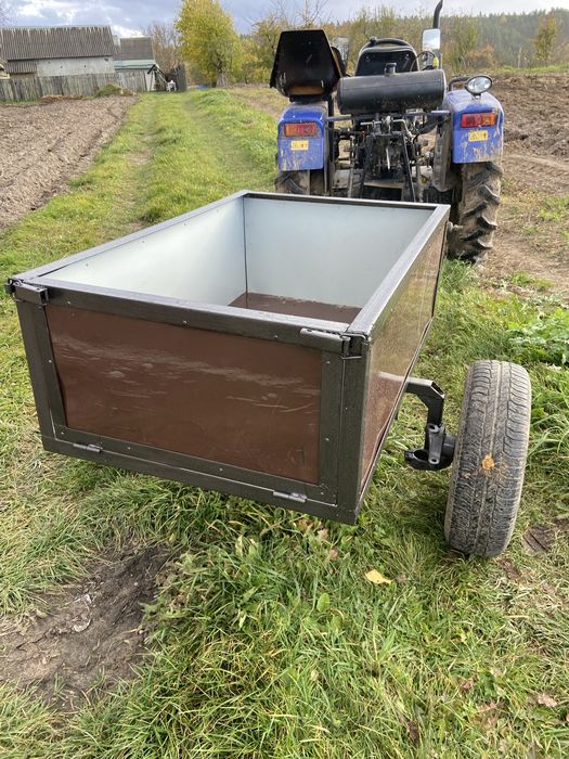 Причіп для квадроцикла міні мотоблока самоскид