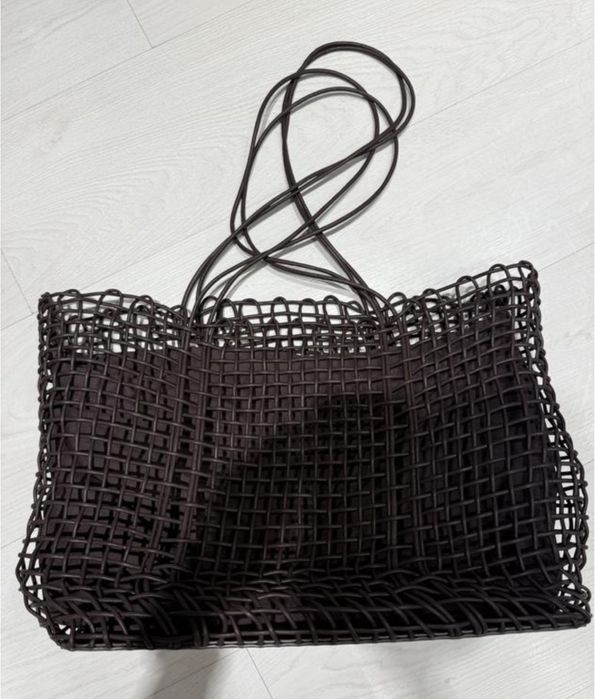 Сумка тоут Mango плетена