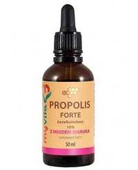 MyVita Propolis Forte 50 ml-bezalkoholowy ekstrakt 10% z miodem Manuka