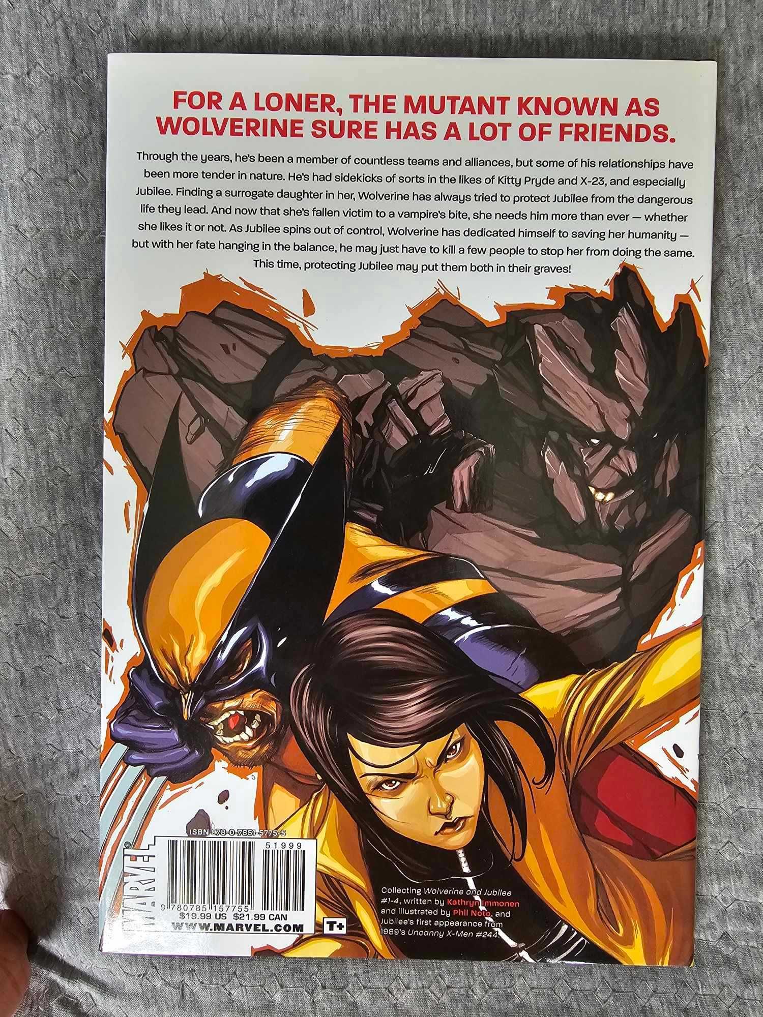 Komiks Wolverine and Jubilee Curse of the Mutants HC