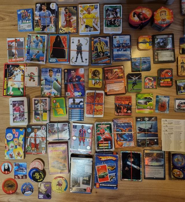 Karty tazo komiksy i inne pokemon piłkarze anime 7 zdjęć AKTU. 07.2025