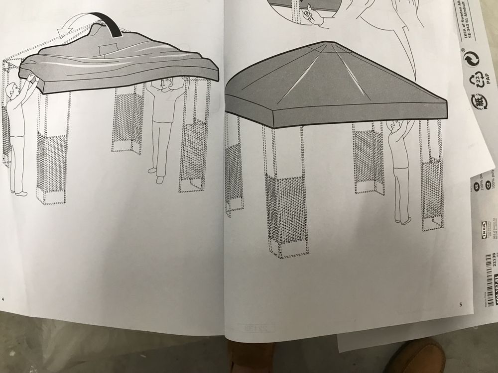 Ikea ammero capa beje