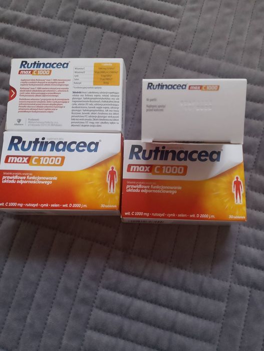 Nowy Suplement diety Rutinacea max C 1000 TAB.30