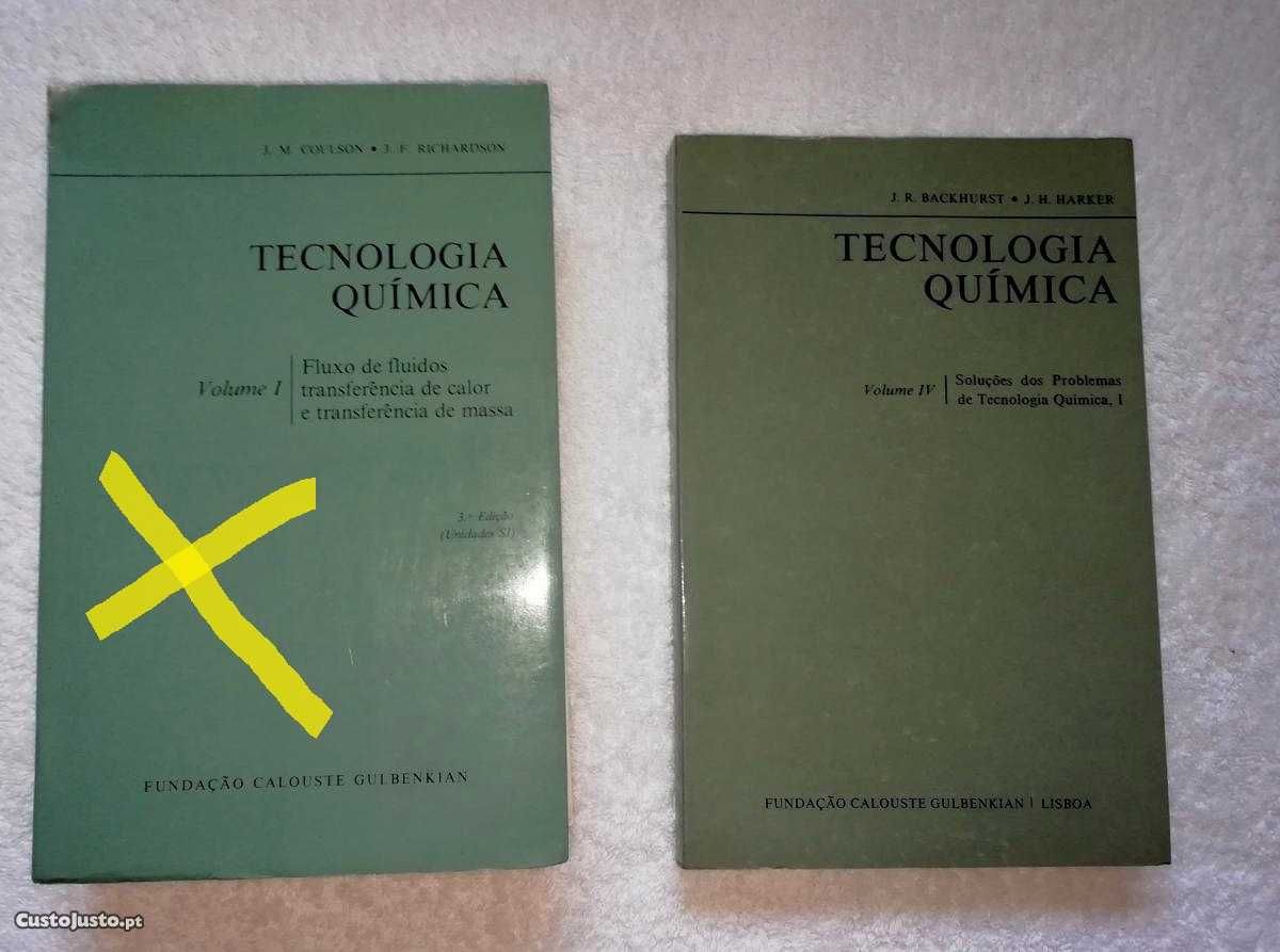 Tecnologia Química (Volume IV) – 3ª Edição de 1986 Calouste Gulbenkian