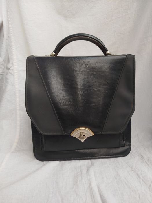 Сумка жіноча чорна на плече через плече клач бежевий квіткова текстиль