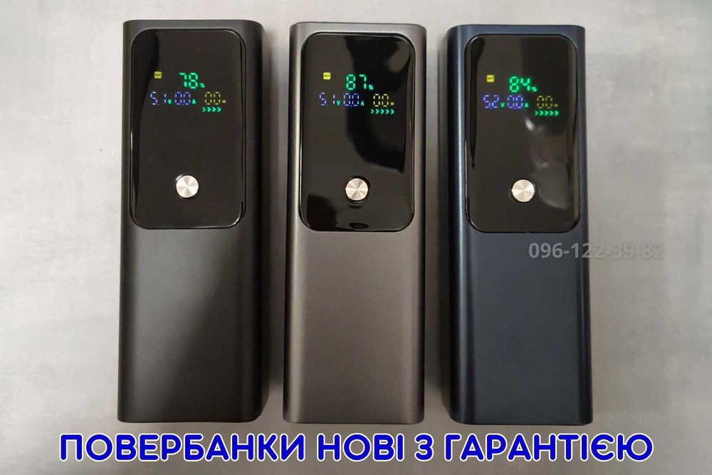 Повербанк для зарядки ноутбука dell, lenovo, asus, hp 20000 mAh 100w
