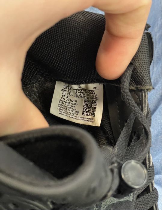 Оригінальні кросівки Air Jordan Spizike Low Black