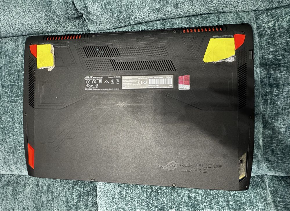 Ноутбук игровой ASUS ROG GL502VS — GTX 1070 8GB (не урезана!)