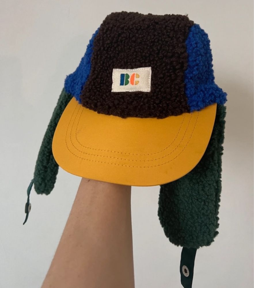 Nowa czapeczka bobo Choses uszatka Baby Color Block czapka 1-2 lata