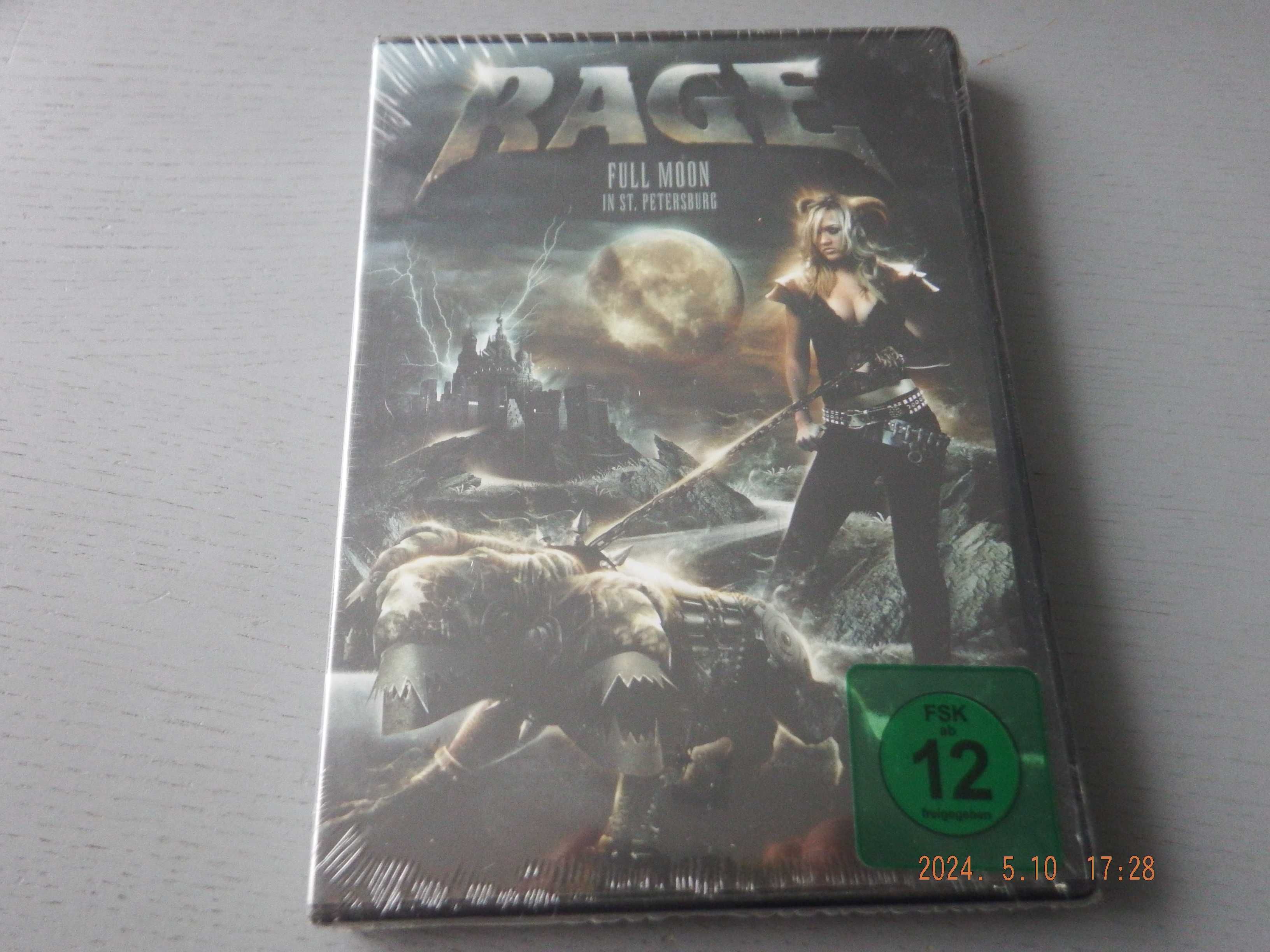 RAGE - Full moon in St. Petersburg  CD + 2 DVD