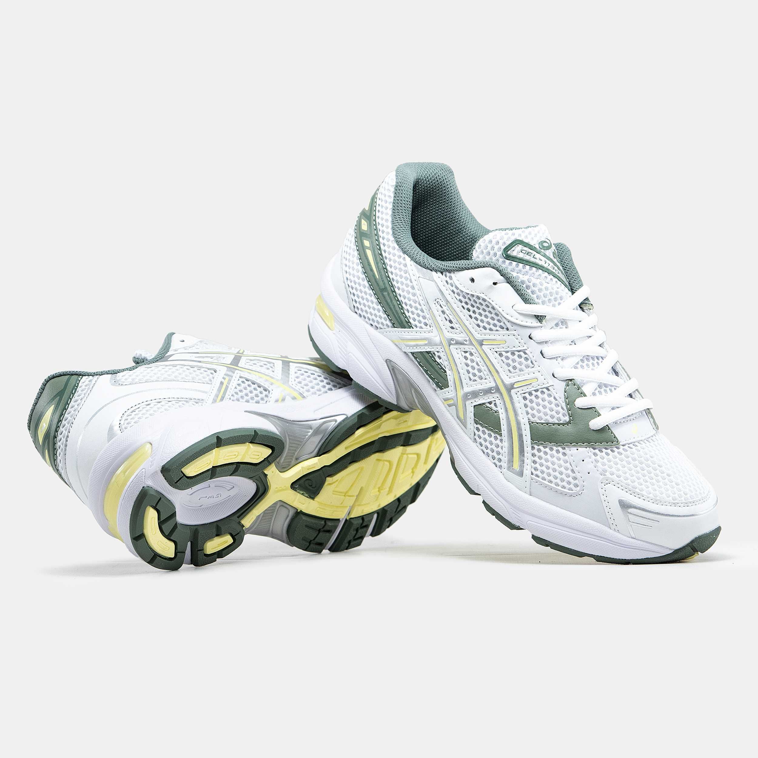 Asics Gel-1130 White Light Green кроссовки мужские (асикс) asics