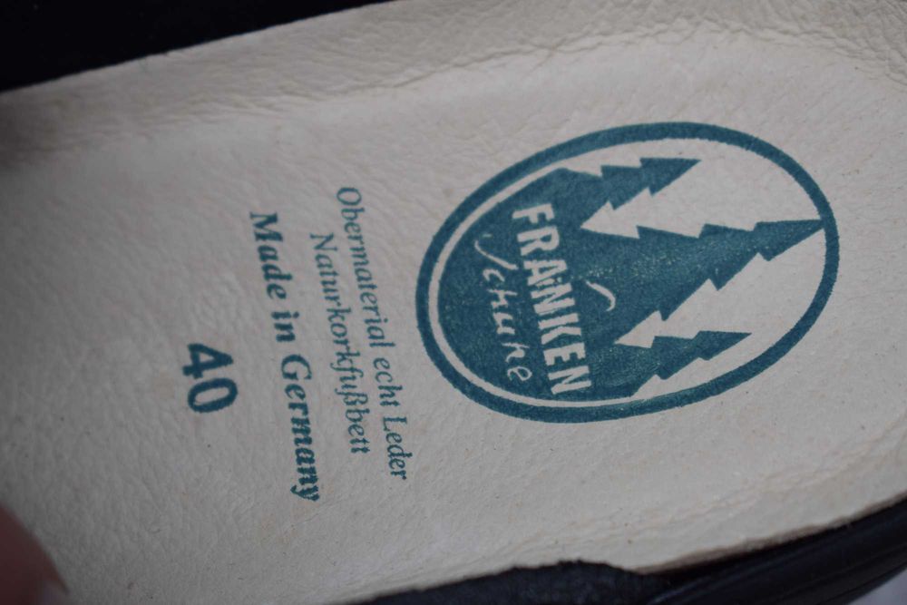 кожаные шлепанцы шлепки клоги сабо тапки Franken Германия р. 40