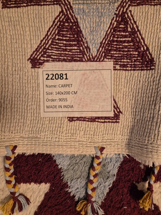 Tapete algodão 140x200cm