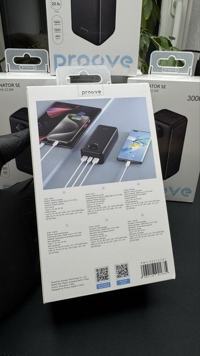 Якісний павер 30000 mAh 22.5w для Айфон павербанк powerbank Proove