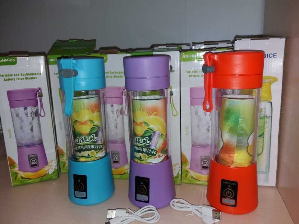 Фитнес блендер Smart juice cup fruits, заряжается USB