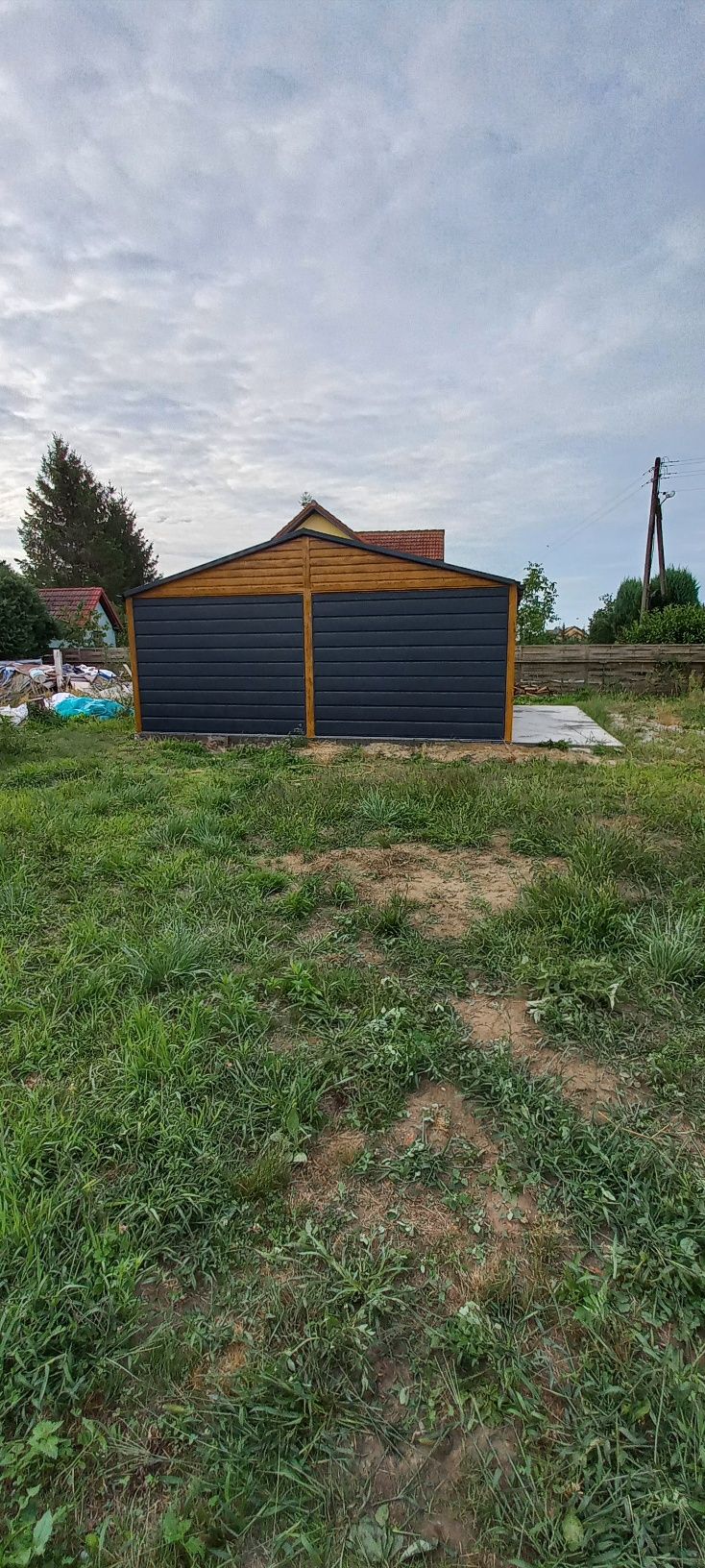 Garaż blaszany 6x6 filc pod blachę dachową GRATIS