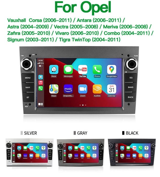 ‼️‼️Штатна Автомагнітола для Opel магнітофон на Android 14 2/32gb, Car