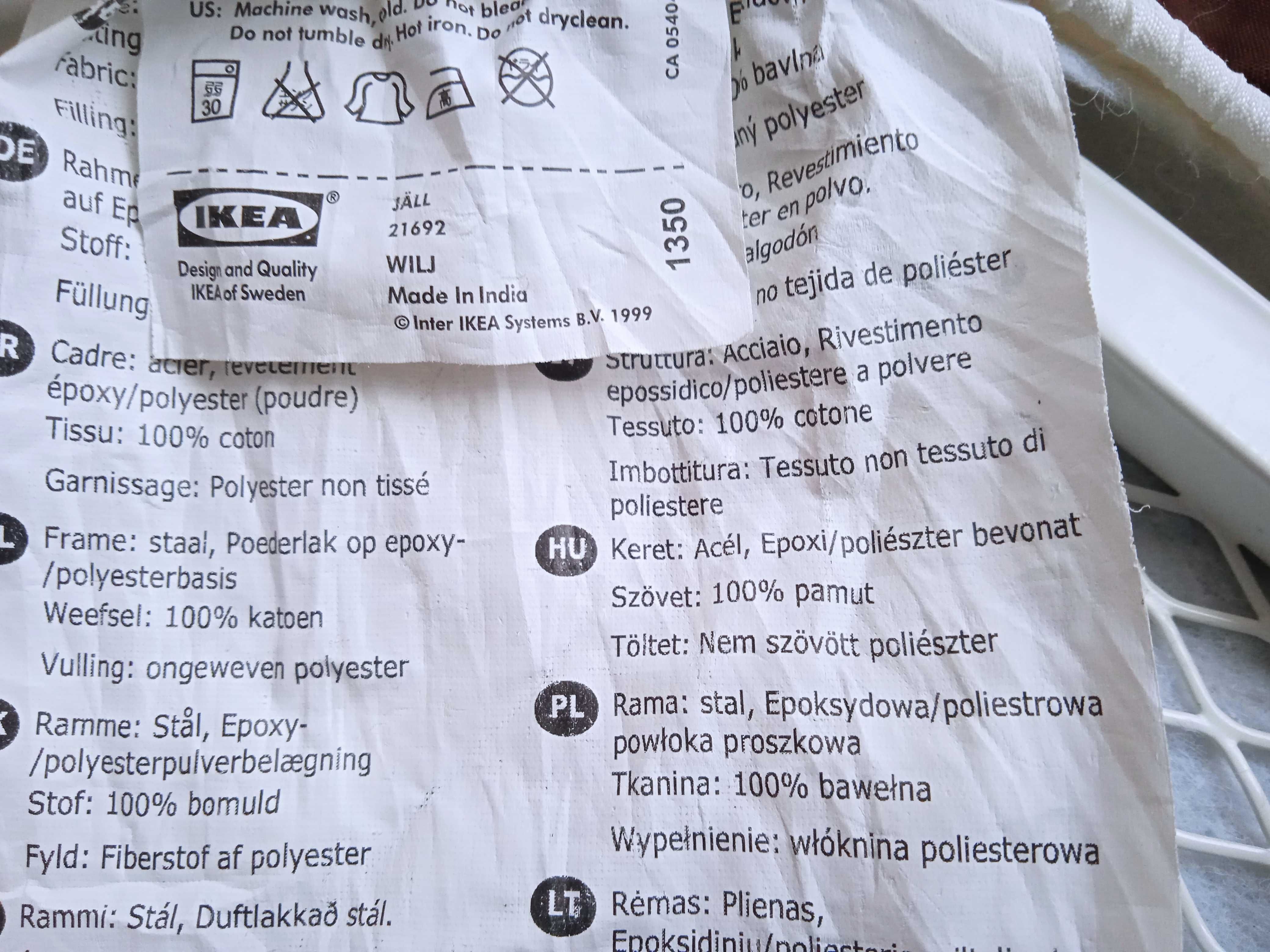 Deska do prasowania nastołowa (turystyczna) Ikea JALL 73 cm x 32 cm