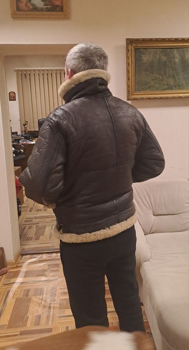 Дубленка - пилот , натуральная овчина