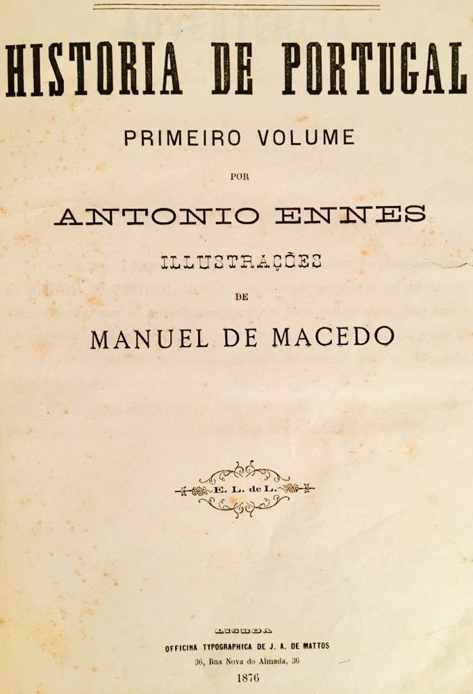 ANTÓNIO ENNES e outros - História de Portugal, 6 vols. RARO