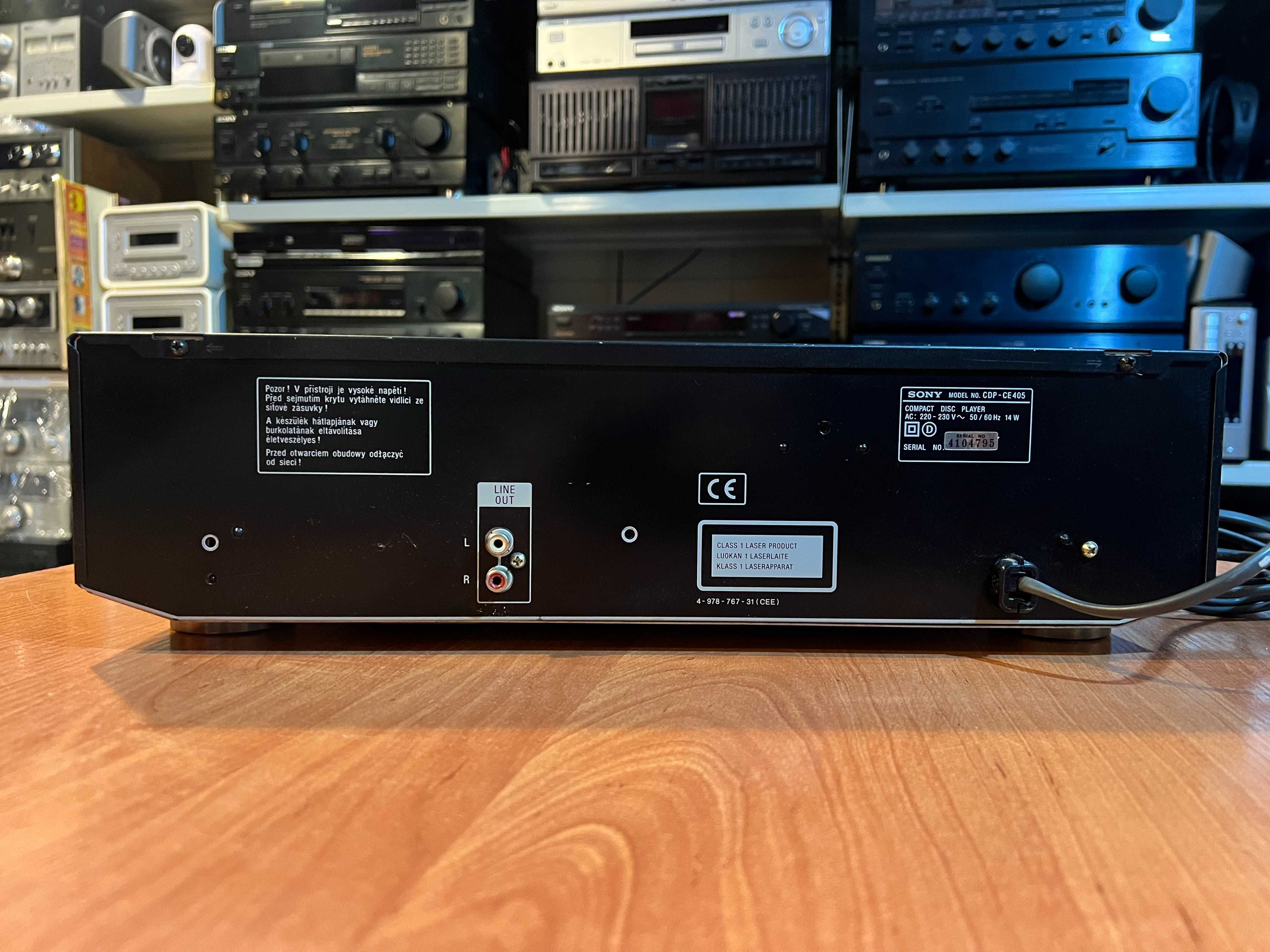 Odtwarzacz płyt CD Sony CDP-CE405 Zmieniarka, Audio Room