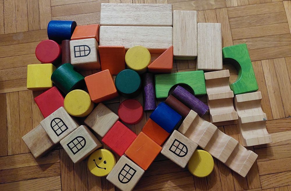 Klocki drewniane Voila