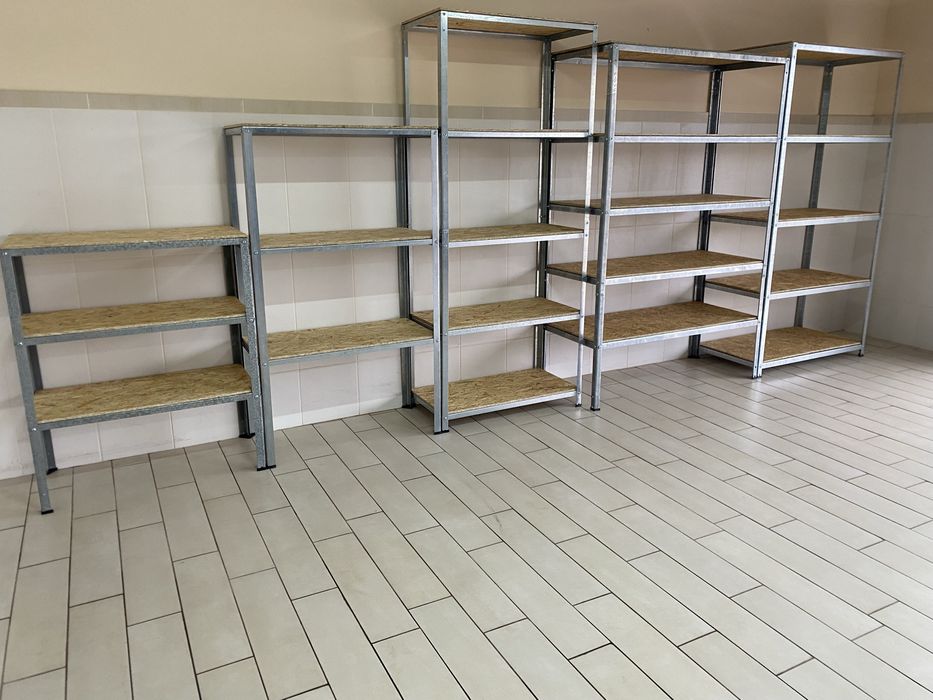 Стелаж полки полиці в гараж в магазин на склад Підвал комора закрутки
