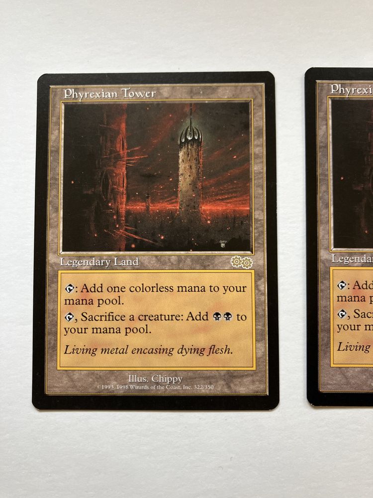 MTG , Phyrexian Tower x2 envio incluido
