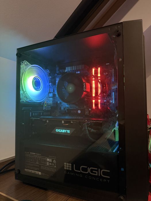 komputer gamingowy + monitor MSI panorama 27 cali