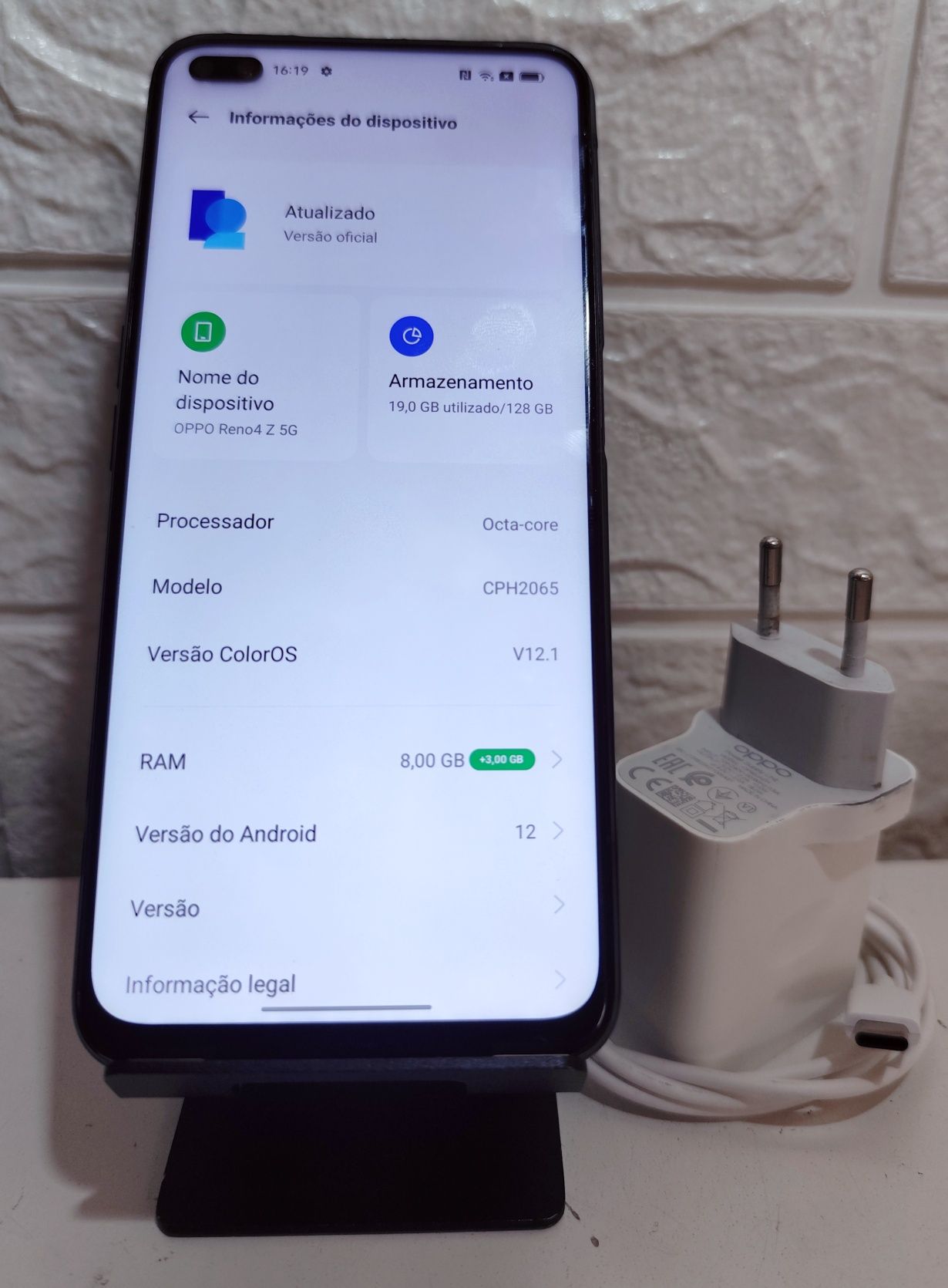 OPPO Reno 4z 5G 128GB/ 12GB RAM bom estado