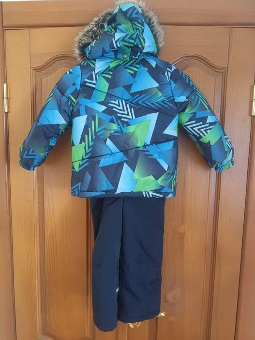 Зимовий комплект на хлопчика Lenne куртка і штани на підтяжках lenne