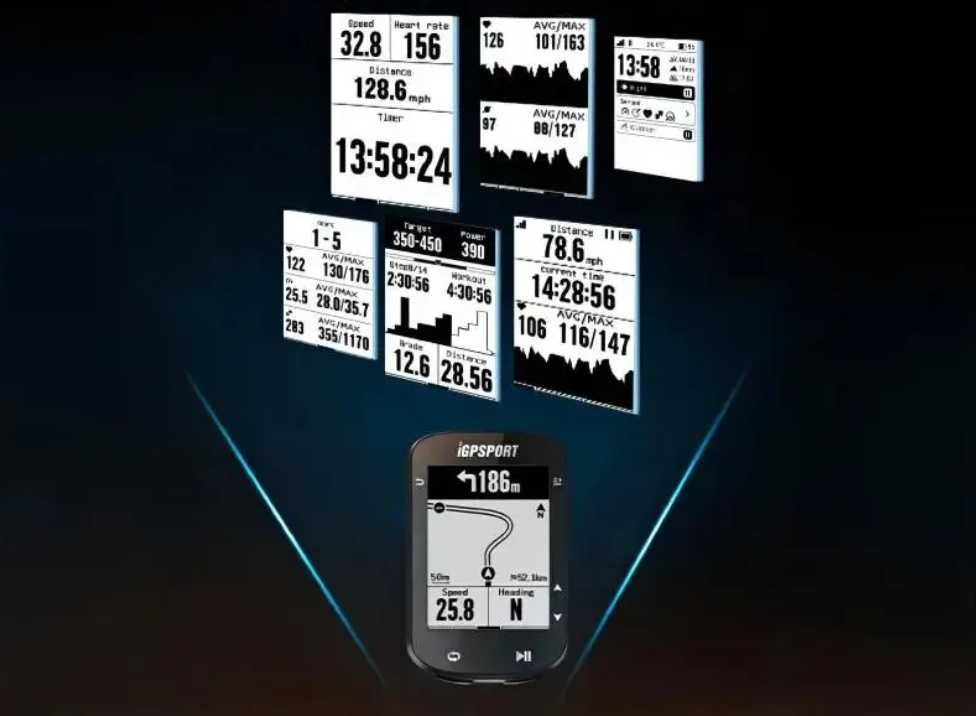 BSC200 Nawigacja do roweru IGPSPORT Licznik rowerowy navi komputer GPS
