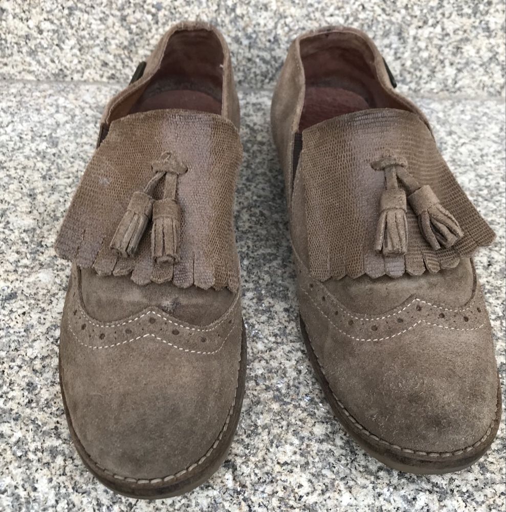 Sapatos rasos castanhos (Seaside, tamanho 37)