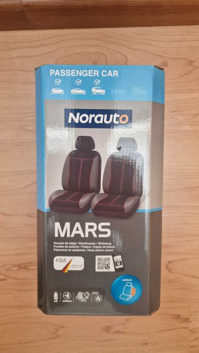 Capas Norauto MARS – Bancos da frente (2 unidades) – Excelente estado