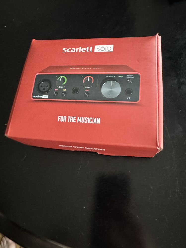 Interfejs audio - Focusrite Scarlett Solo 3rd Gen
