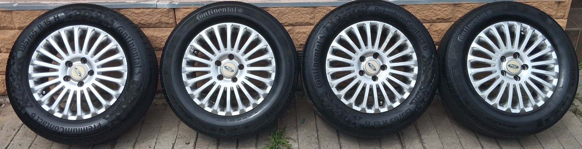 Диски r15 5*108 с резиной Continental ContiPremium Contact