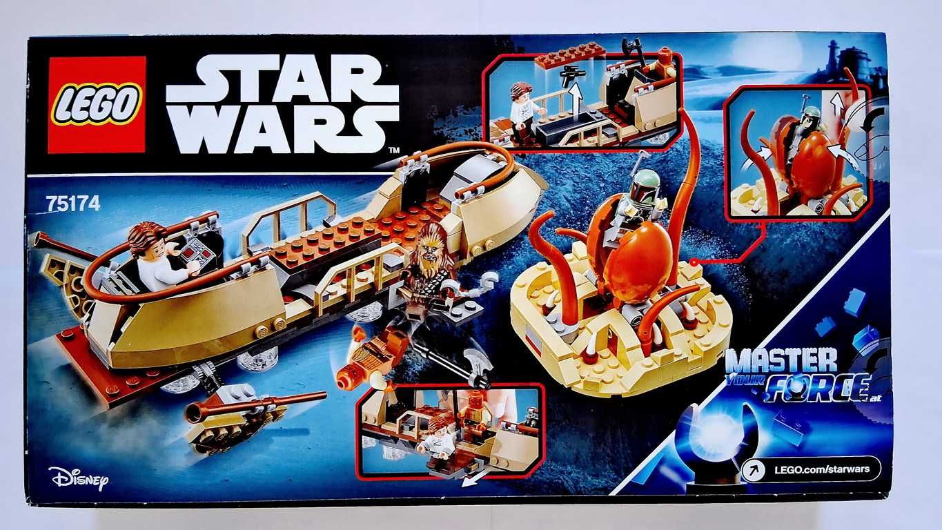 Lego Star Wars 75174 Desert Skiff Escape selado