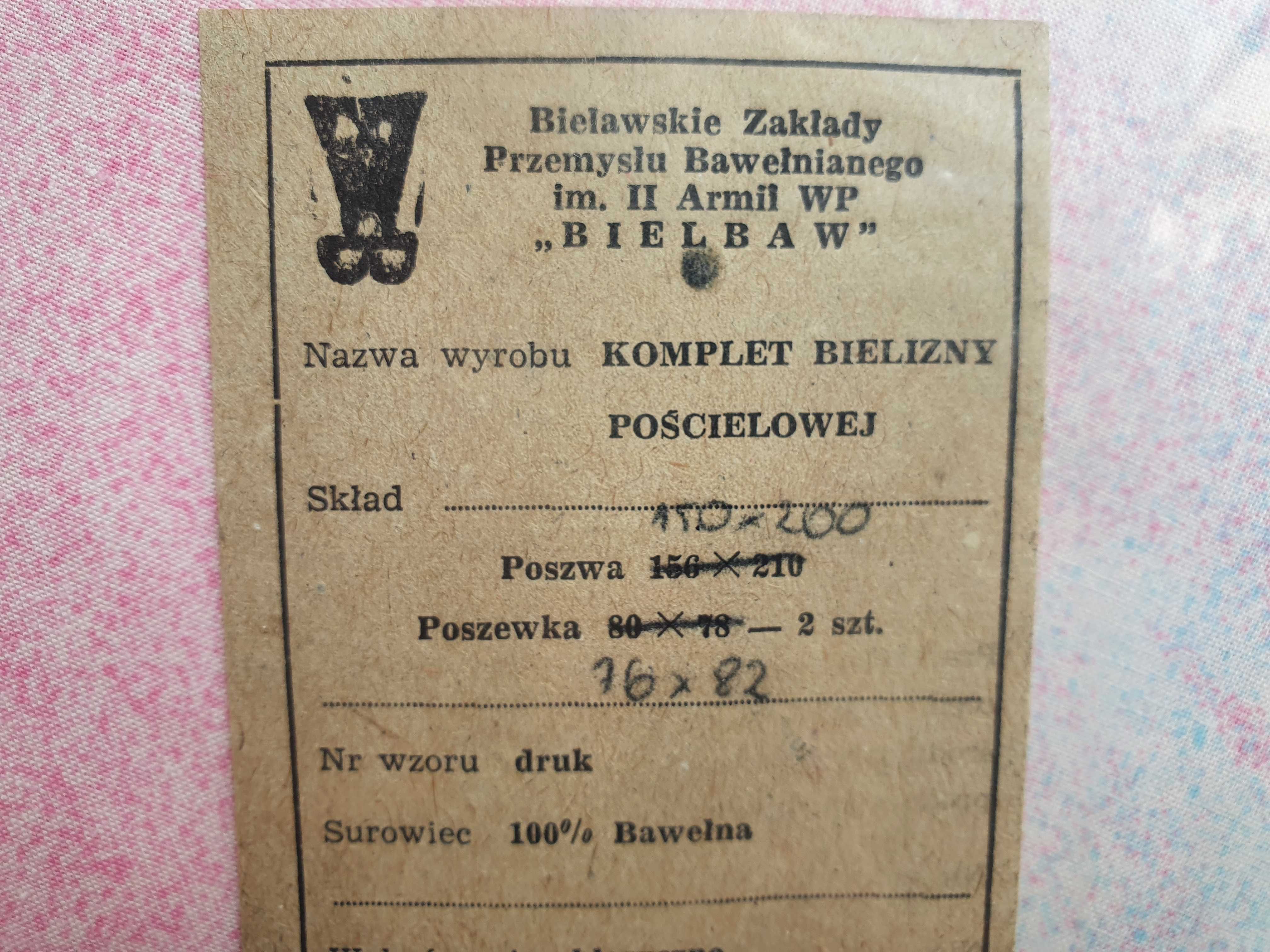 Pościel kolorowa bawełna 100% Bielbaw - Komplet Pościelowy