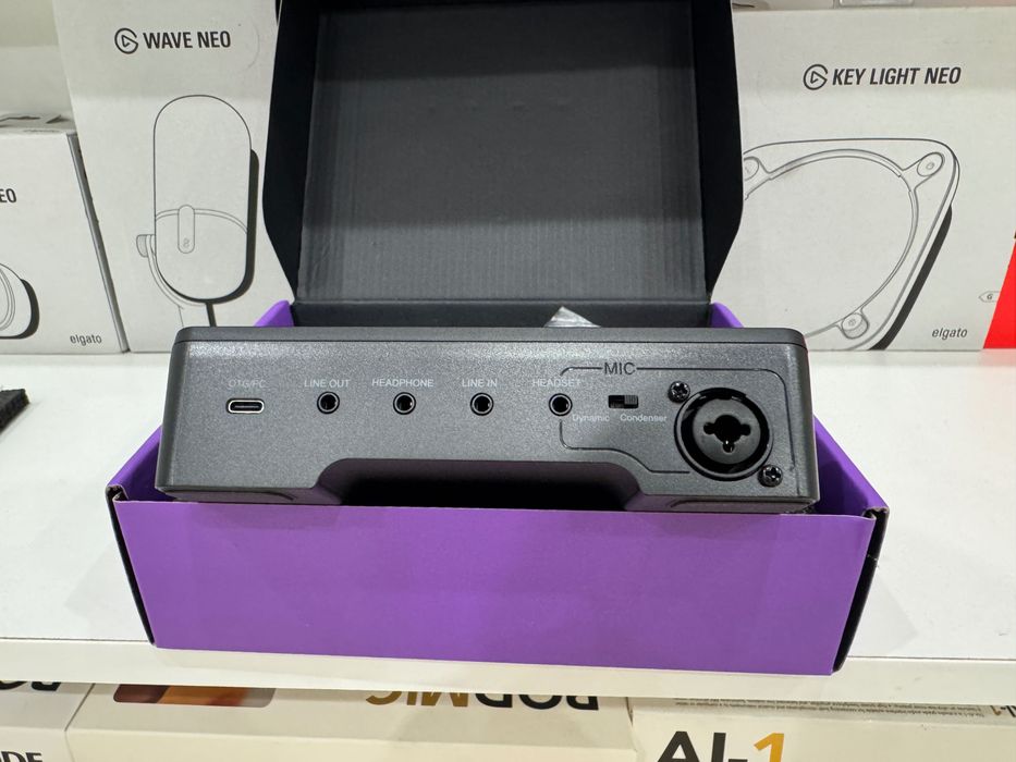 Ігровий аудіо мікшер Fifine Ampligame SC3 XLR студійний звукова карта